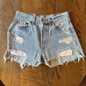 LEVI's Vintage Cutoff Shorts size 24